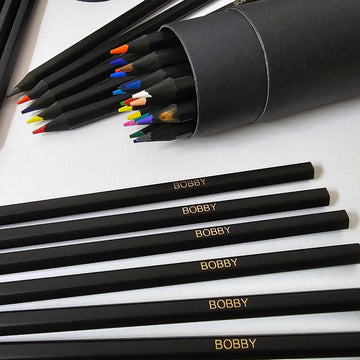 Personalised Colouring Pencils - 24 Pack