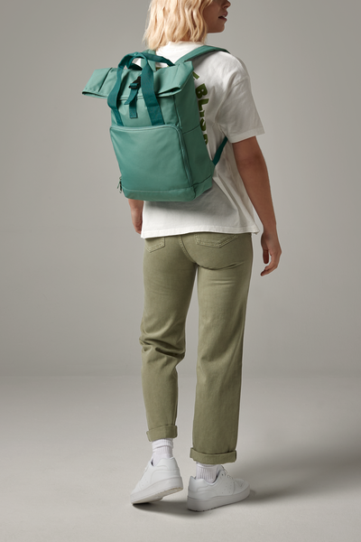 Scribble Roll Top Backpack