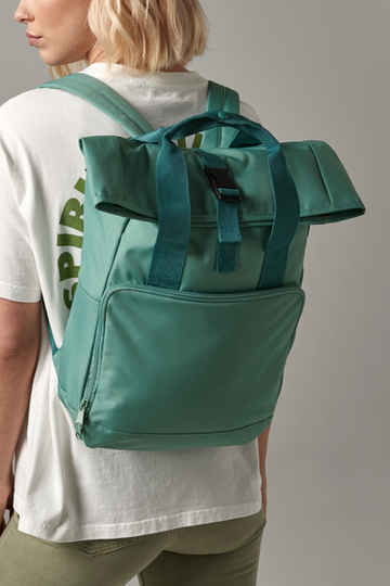 Scribble Roll Top Backpack